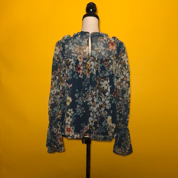 🟠 ERI+ALI 🟠 (Anthro) long sleeve blouse - Picture 3 of 10